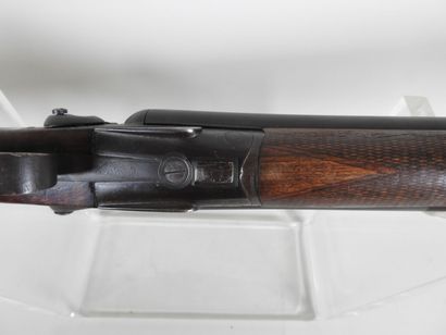 Piston rifle with juxtaposed barrels gauge...