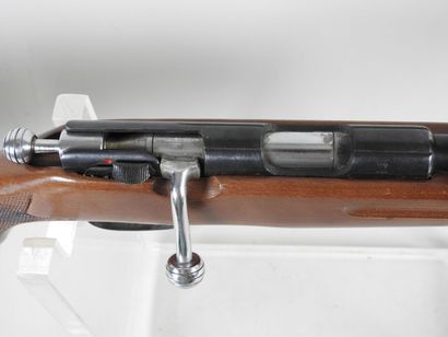 Single-shot bolt action rifle with sights,...