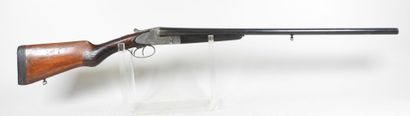 Fusil de chasse d'artisan à canons juxtaposés...