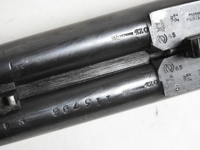 Craftsman rifle with juxtaposed barrels gauge...