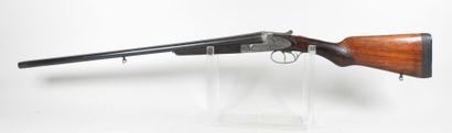 Fusil de chasse d'artisan à canons juxtaposés...
