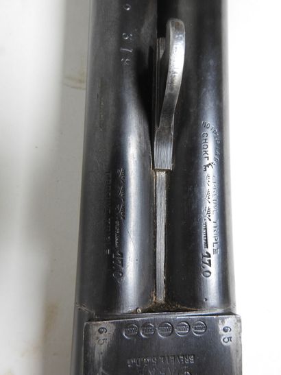 Fusil de chasse de marque DARNE à canons...