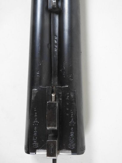 Belgian craftsman rifle with side-by-side...