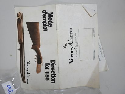 VERNEY-CARRON shotgun with superimposed barrels...
