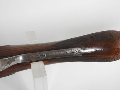 Fusil de chasse de marque GAUTHEY à canons...