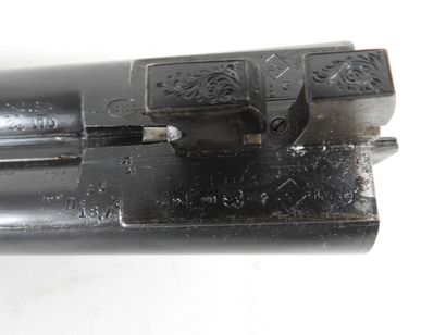 Fusil à canons juxtaposés calibre 16, chambrés...