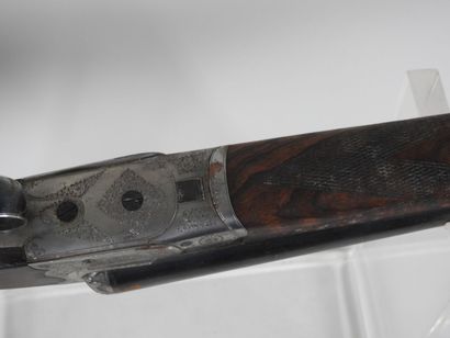 Fusil de chasse d'artisan à canons juxtaposés...