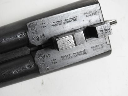 Craftsman rifle with juxtaposed barrels gauge...