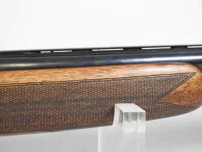 VERNEY-CARRON shotgun with superimposed barrels...
