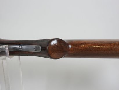 MIROKU brand shotgun with stacked 20 gauge...