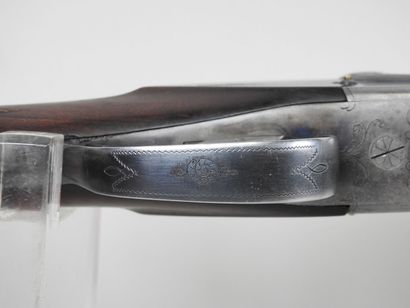 MERKEL shotgun with juxtaposed barrels gauge...