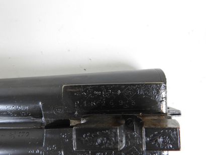 Fusil à canons juxtaposés calibre 16, chambrés...