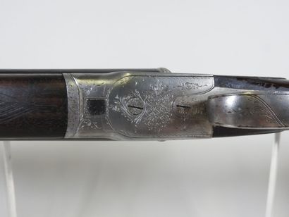 Fusil de chasse d'artisan à canons juxtaposés...