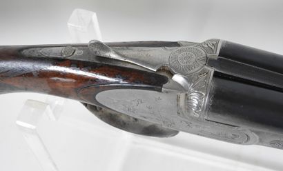 Fusil de chasse d'artisan à canons juxtaposés...