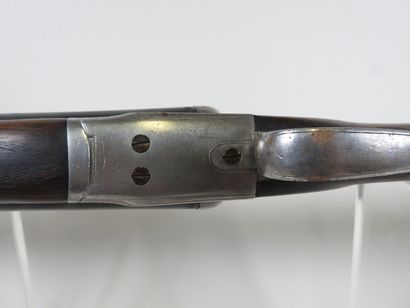 Belgian craftsman rifle with side-by-side...
