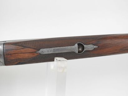 MERKEL shotgun with juxtaposed barrels gauge...