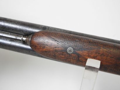 Fusil de chasse d'artisan stéphanois signé...