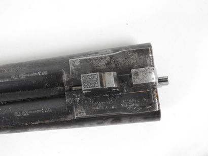 Fusil de chasse d'artisan stéphanois signé...