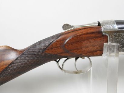 VERNEY-CARRON shotgun with superimposed barrels...
