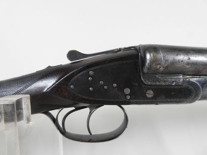 Fusil de chasse anglais à platines signées...