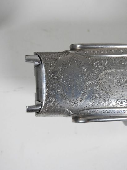 Belle paire de fusils à platines de marque...