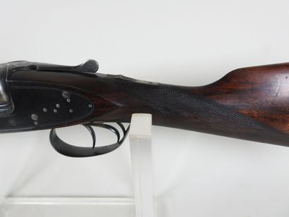 Fusil de chasse anglais à platines signées...