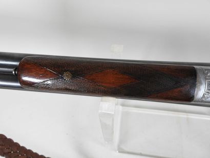 Fusil d'artisan stéphanois à canons juxtaposés,...