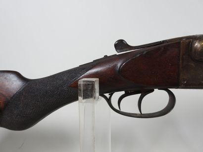 Fusil de chasse d'artisan stéphanois à canons...