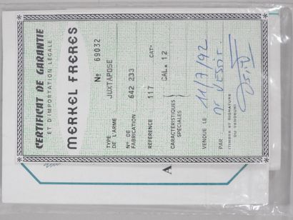 Shotgun MERKEL model 80.1000, with side-by-side...