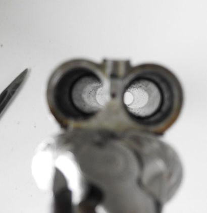 Fusil de chasse d'artisan à canons juxtaposés...