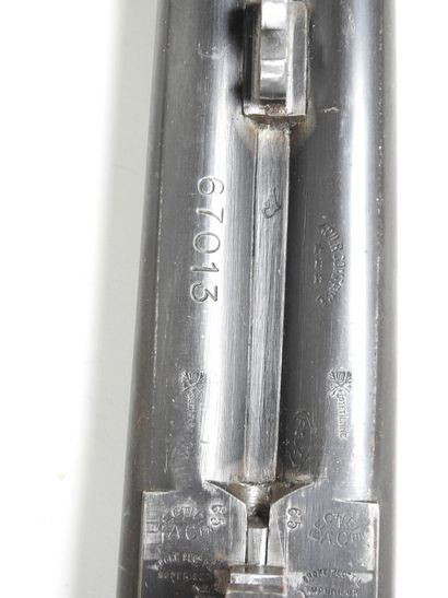 Fusil de chasse d'artisan stéphanois à canons...