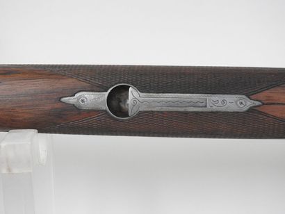 MERKEL shotgun with juxtaposed barrels gauge...