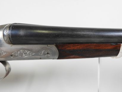 Fusil d'artisan stéphanois à canons juxtaposés,...