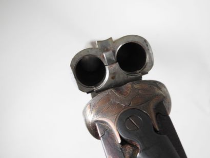 Fusil de chasse d'artisan stéphanois à canons...