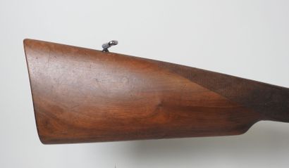 Fusil de chasse d'artisan à canons juxtaposés...