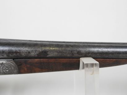 Fusil de chasse d'artisan stéphanois signé...
