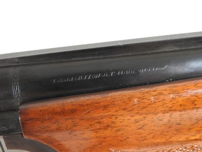 Fusil italien à canons superposés à bande...