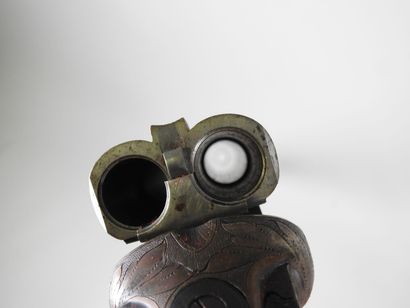 Fusil de chasse d'artisan stéphanois à canons...