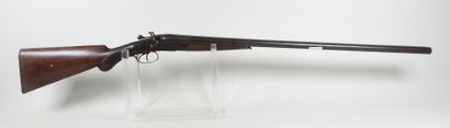 Piston rifle with juxtaposed barrels gauge...