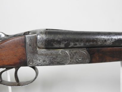 Fusil de chasse d'artisan stéphanois signé...