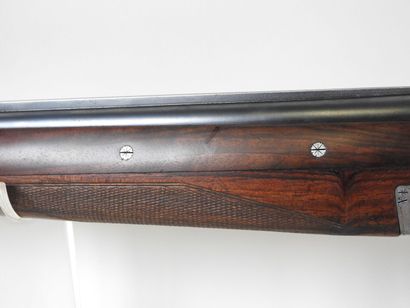 MERKEL shotgun with juxtaposed barrels gauge...