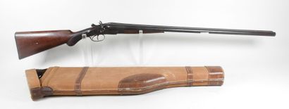 Piston rifle with juxtaposed barrels gauge...