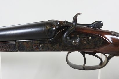 Fusil à canons juxtaposés calibre 16, chambrés...