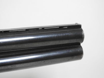 VERNEY-CARRON shotgun with superimposed barrels...
