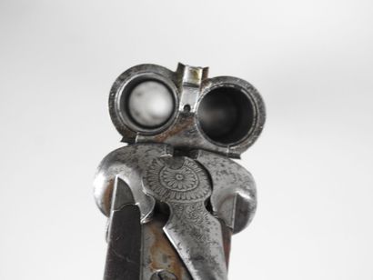 Fusil de chasse d'artisan stéphanois signé...