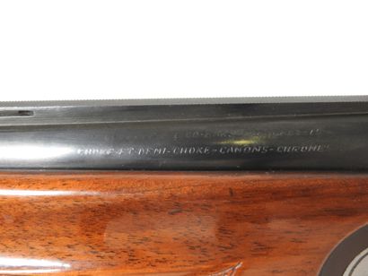Fusil italien à canons superposés à bande...