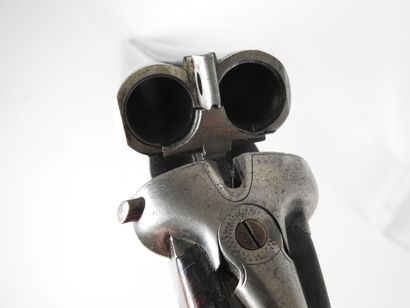 Belgian craftsman rifle with side-by-side...