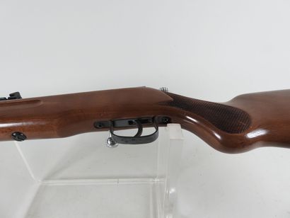 Single-shot bolt action rifle with sights,...