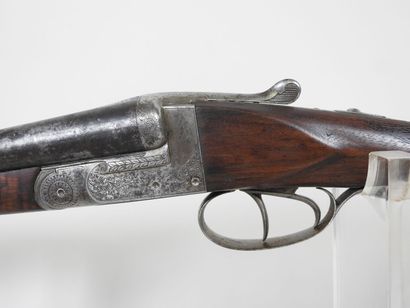 Fusil de chasse d'artisan stéphanois signé...