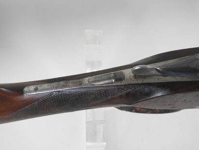 Fusil de chasse d'artisan à canons juxtaposés...